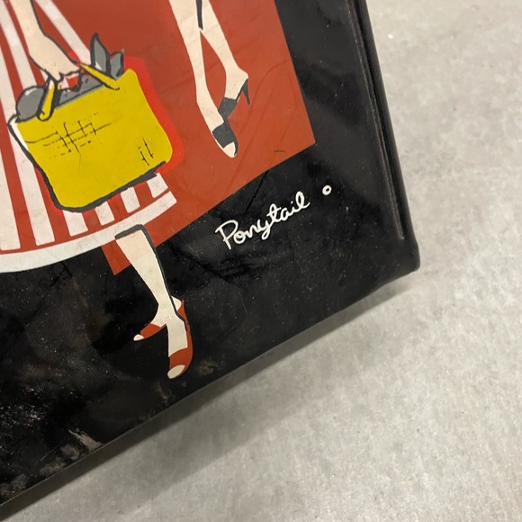 Vintage 1961 black ponytail Barbie doll case - Picture 10 of 11